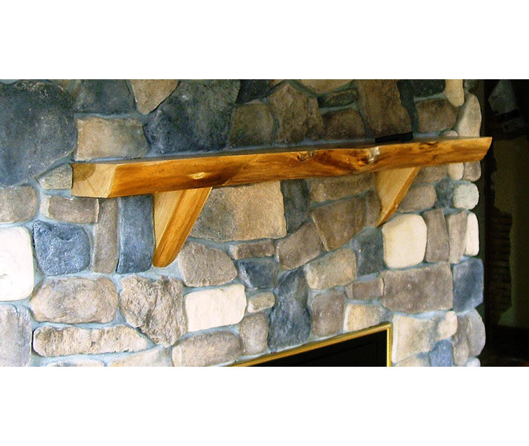 Kettle Moraine Fireplace Mantel Natural Corbel in Basswood Wayfair Canada